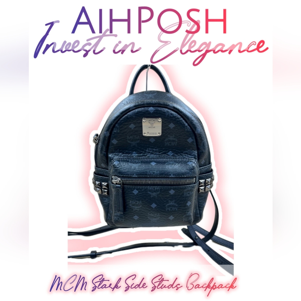 Stark Side Studs Backpack in Visetos